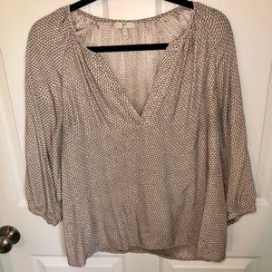 Joie V-Neck Silk Blouse